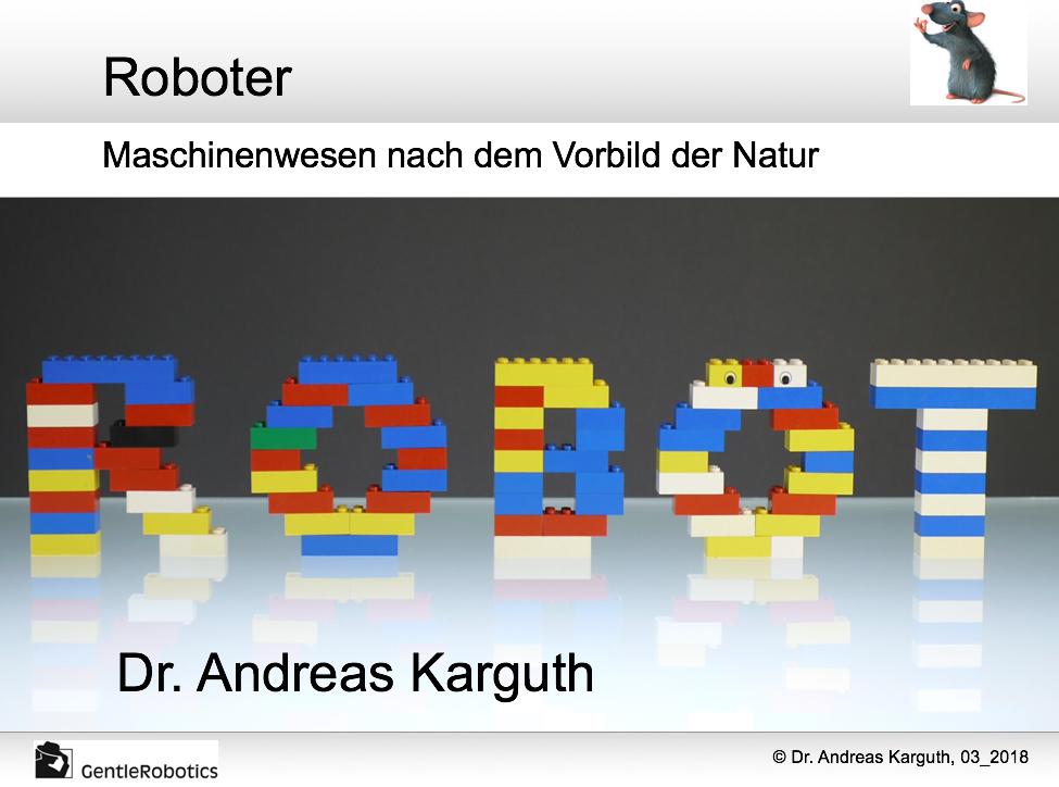 Roboter bei der Kinderuni in Weimar am 14.3.2018